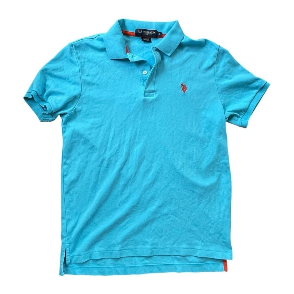 Polo Ralph Lauren U.S Polo Assn. Shirt Mens Small Blue Short‎ Sleeve